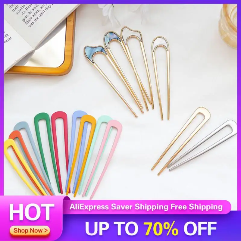 Ancient Trendy Delicate Easy To Use Hairpin Japanese Style Stylish Hairpin Popular Hairstyles Metal Hair Accessory Elegant Viral