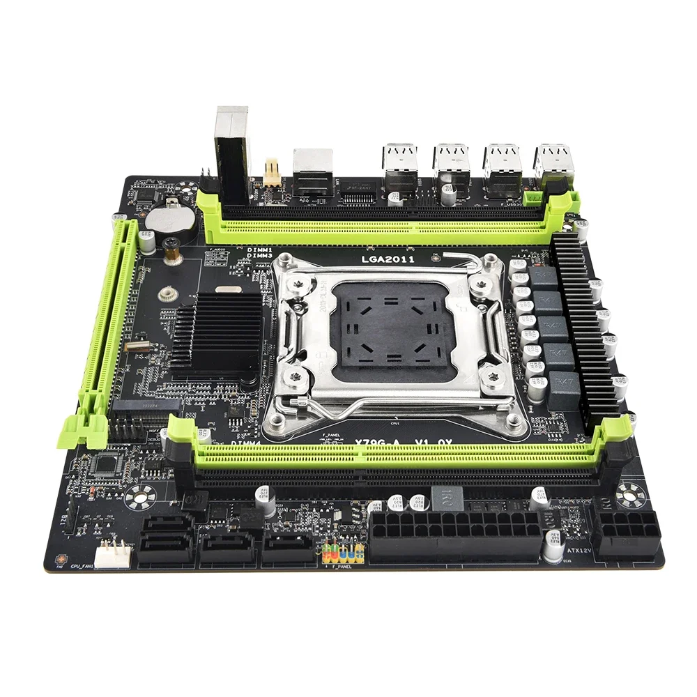 Imagem -04 - Kit de Placa-mãe Processador e5 2630v2 Ddr3 1x16g = 16gb Lga2011 Nvme M.2 Sata 3.0 Xeon Jingsha-x79g-a