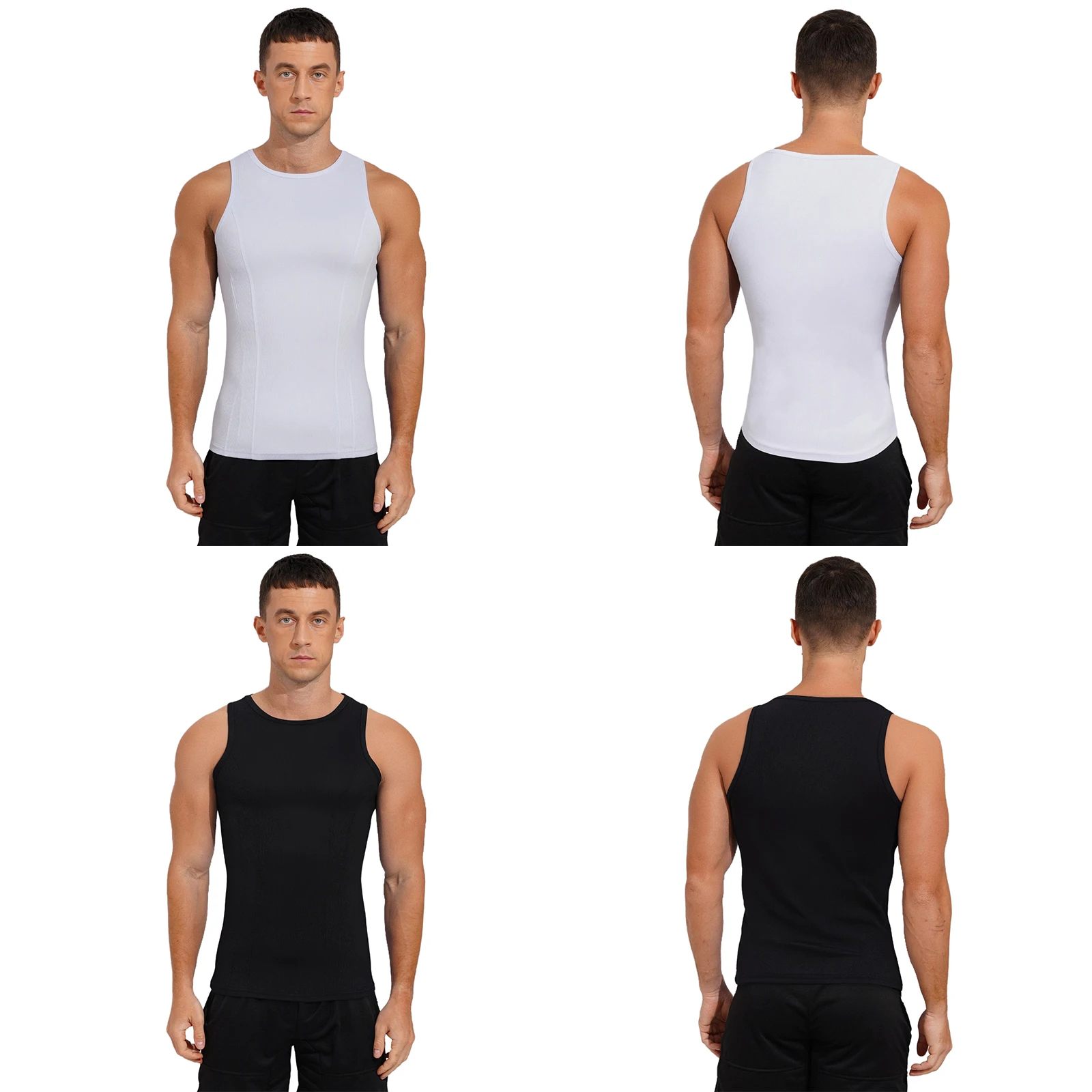Été sans manches Jogging cyclisme hommes hauts mode côtelé débardeur musculation athlétique hauts Fitness chemise sport entraînement gilet