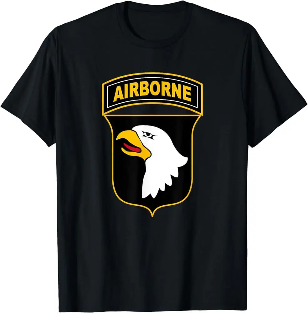 NEW 101st Airborne Division  Veteran Army T-Shirt S-3XLHigh Quality 100%Cotton Short Sleeve