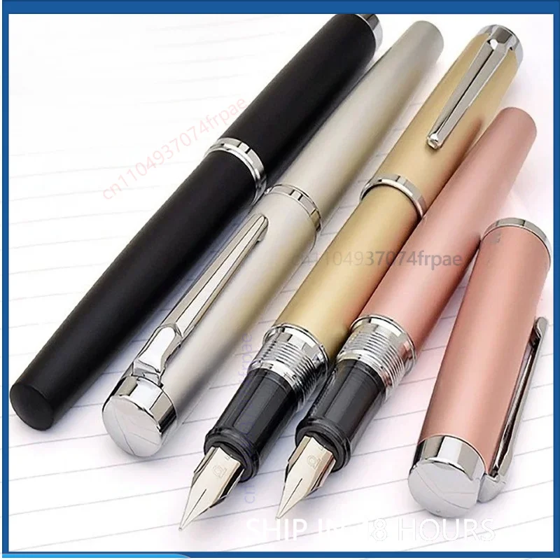 For PLATINUM Matte Black Maki-e Fountain Pen Metal Award Oblique Ink Filling System Daily Handwriting Calligraphy Collection Pen