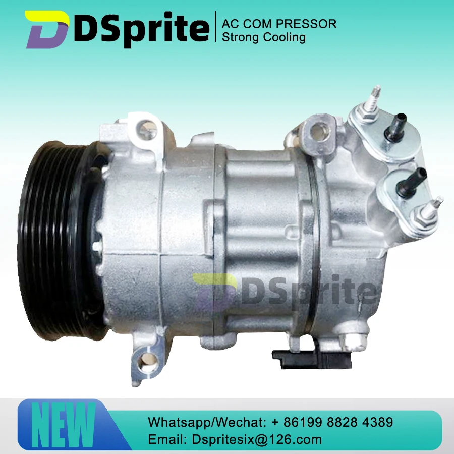 Compressor de Ar Condicionado para Carro Citroen C3 Picasso C4 Grand Picasso Peugeot 308II 9675655880 9810347280 5SEL12C 4471508220