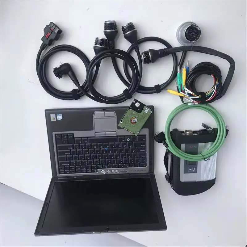 

2026.06 Compact Diagnose WiFi MB Star C4 Connect SD With HDD Cable Diagnostic Tool Scanner with 90% New Laptop D630