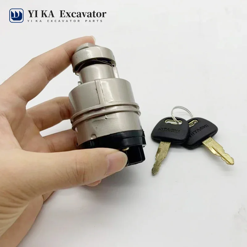 

For Hitachi Excavator Electric Lock Zax60 70 120 200 240 360-3/-5a Excavator Ignition Switch
