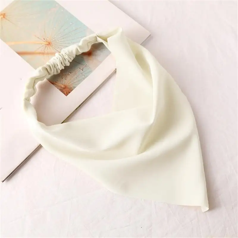 31BF Thin Fabric Head Scarf Not Slip Triangular Hair Wrap For Women Lady Outdoor Sports Sun Security Fashion Addition