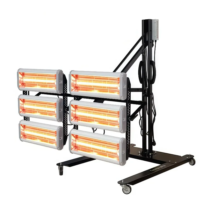 Car baking lamp Mobile paint room Short wave line paint baking lamp Paint high temperature lamp
