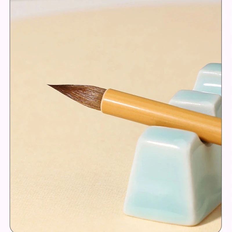 Mixed Hair Small Running Script Calligraphy Writing Brush Chinese Landscape Painting Brush Calligraphy Grading Exam Brush Pen 2