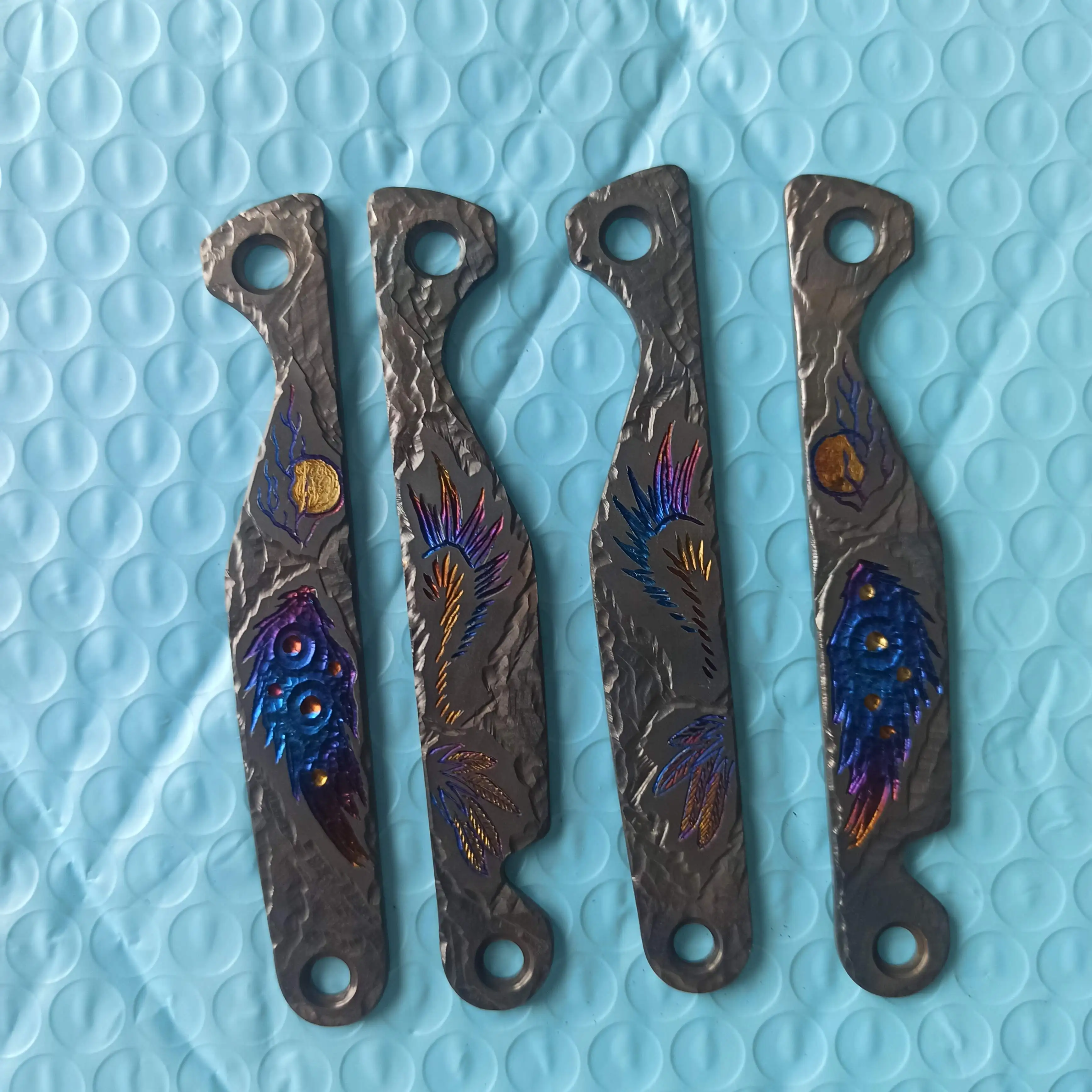 

1 Set Hand Made Titanium Alloy Handle Scales for Leatherman TTI