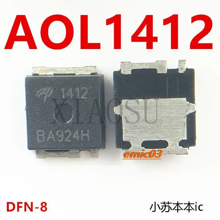 5pieces   AOL1412 AO1412 1412  DFN-8 MOS  