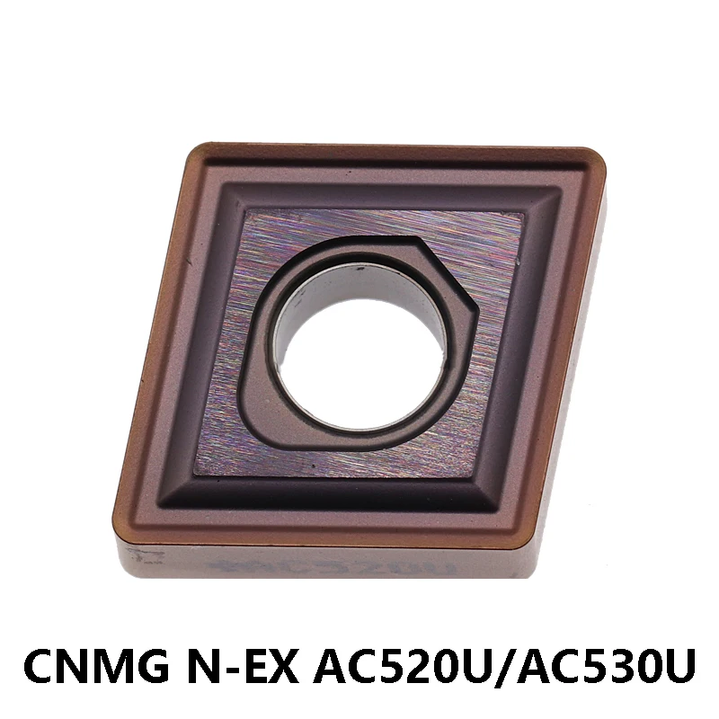 Original CNMG120404N-EX CNMG120408N-EX AC520U AC630M Carbide Inserts CNC Lathe Cutter CNMG 120404 CNMG120404 CNMG120408 N-EX Bar