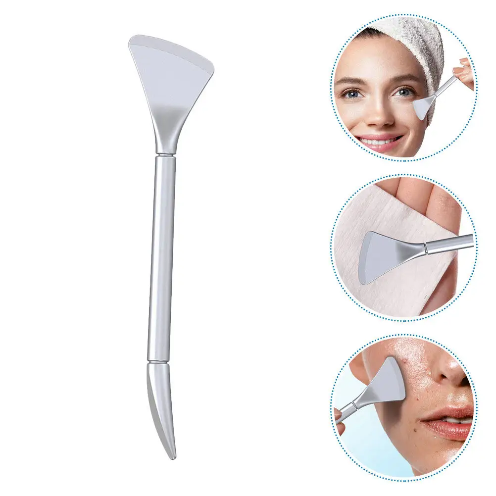 Premium Stainless Steel Tool Multi Functional Face Spatula Skin Scrubber Extractor for Nose Face Body Skincare