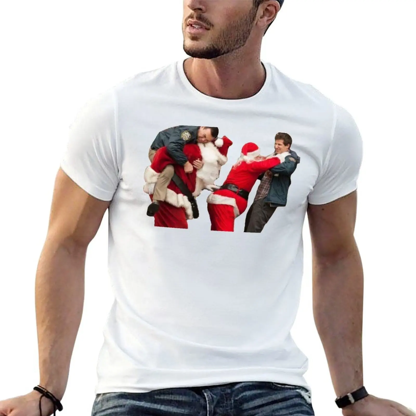 

Xmas brawl T-Shirt man t shirt graphic t shirts for man pack white t shirts designer T-Shirt