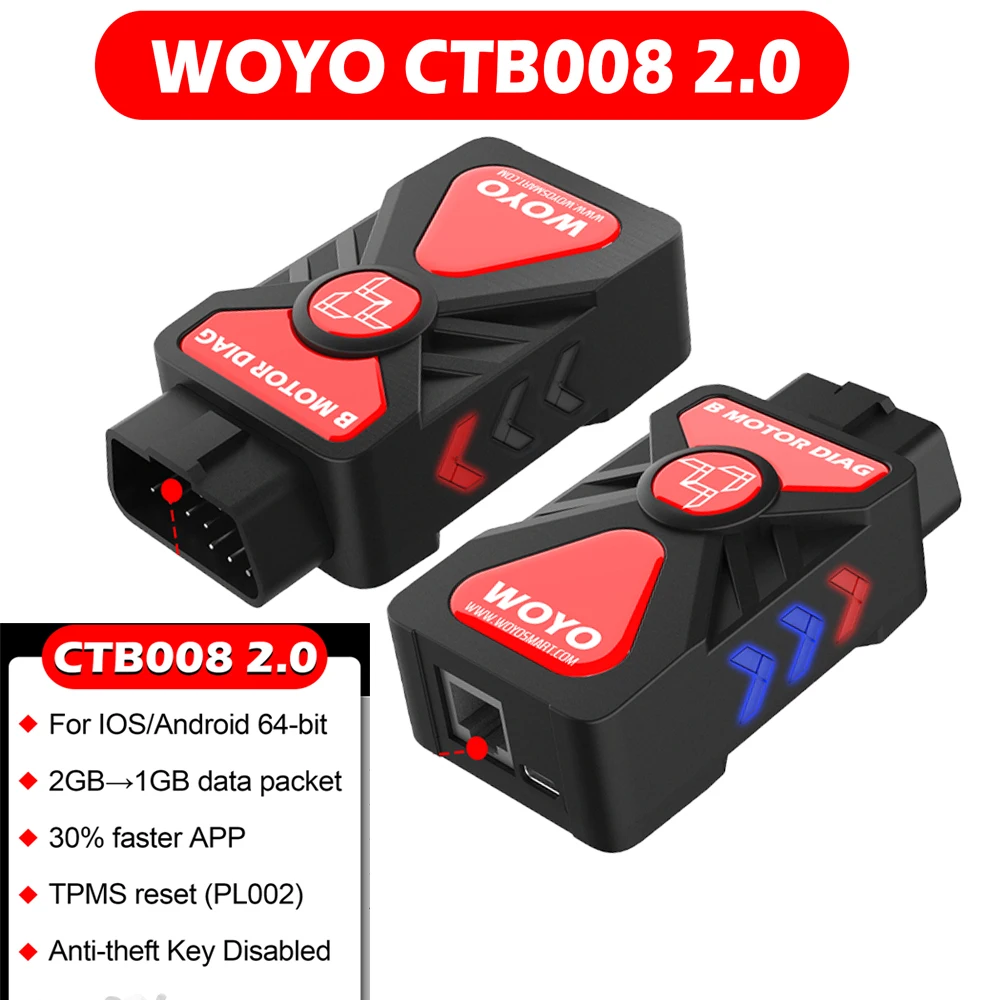 

CTB008 2.0 WOYO For BMW R1200 R1250 F850 F750 RnineT Blue-tooth 5.0 Motorcycle Diagnostic scanner For iphone IOS Android 64-bit