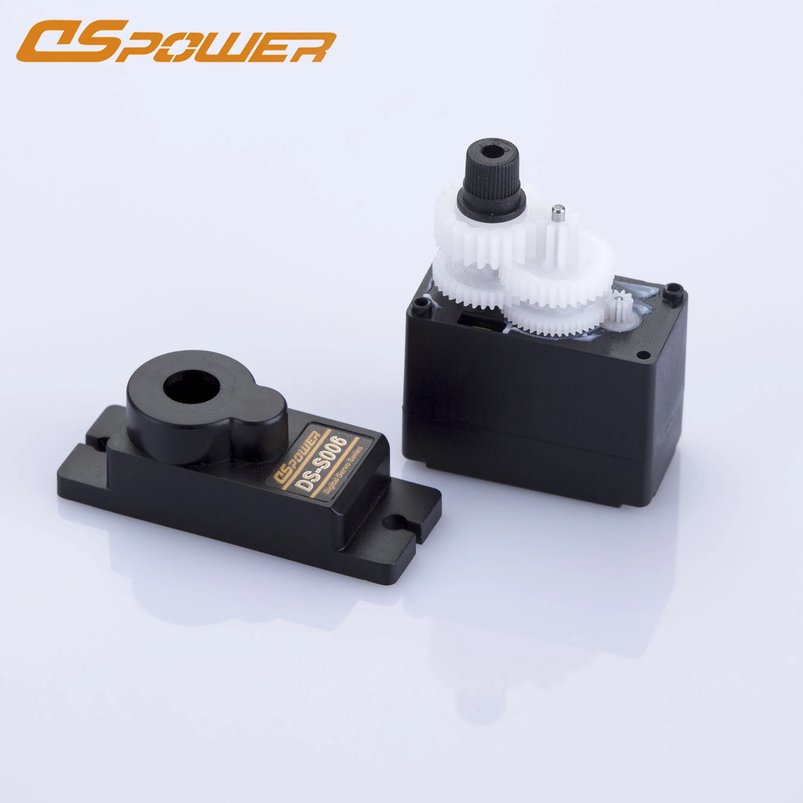 DSpower 9g Micro Digital Servo Plastic Gear Motor 4.8~6.0V for Airplanes Fixed-wing Helicopter RC Car Boat Duct Plane Robot