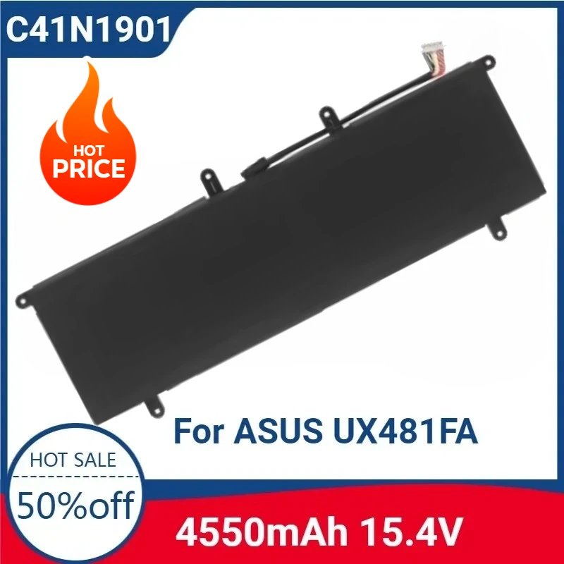 For C41N1901 0B200-03520000 15.4V 4550mAh High-quality Laptop Replaceable Battery for ASUS UX481FA UX481FL UX481FA-DB71T Series