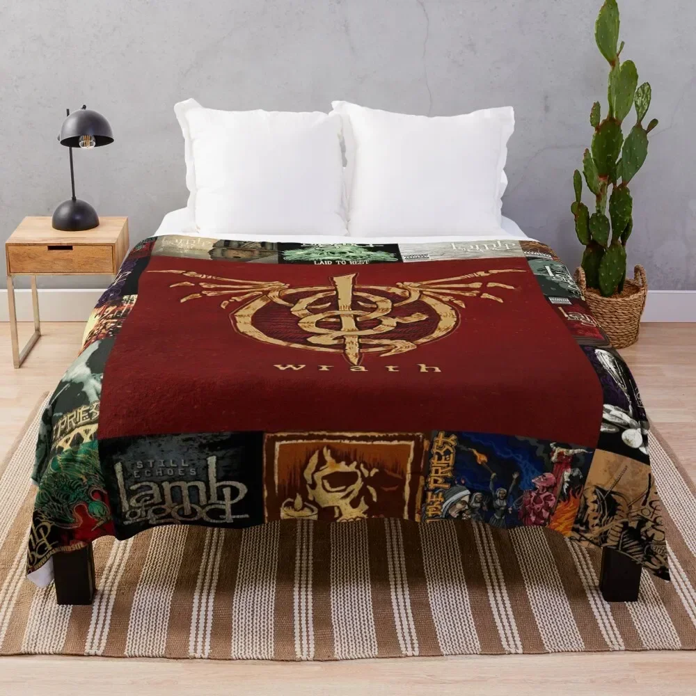 

Ai lamb of god Albums Quilt For Fans Throw Blanket Warm Accent Blanket for Living Room Decoration
