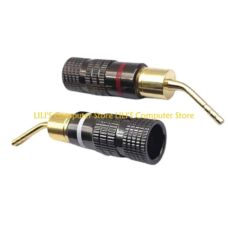 

A52B 2mm Gold Plate Banana Plugs Connectors Speakers Amplifiers Cable Wire Replace