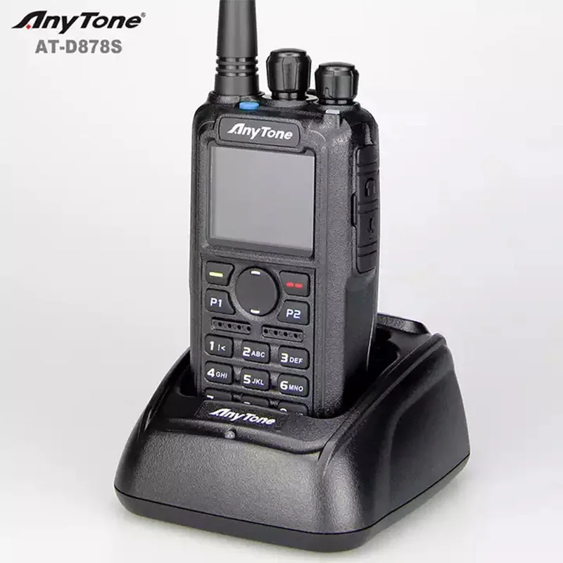 Anytone AT-D878S Digital Analog walkie talkie Portable Two way radio GPS BT DMR Walki talki 66-88Mhz