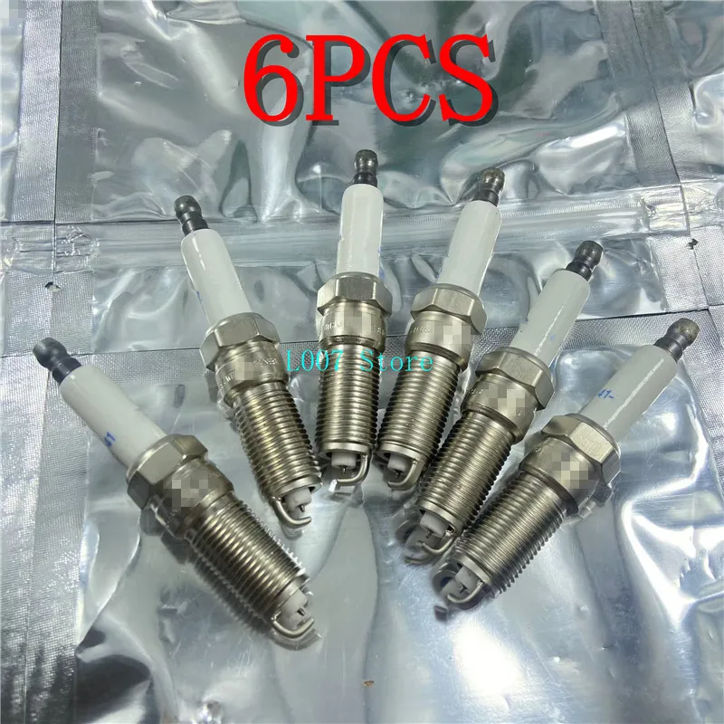 6PCS Iridium Spark Plug Fit For Cadillac Hummer H2 Buick GMC Chevrolet 41-110 12621258 41-114 41-109 41-108 41-103 41-101 41-993