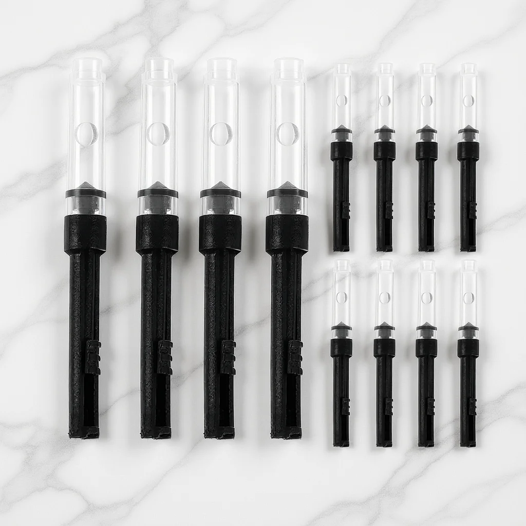 

12Pcs Fountain Pen Ink Auxiliary Absorber High Performance Ink Converter Replacement Reliable Writing Tool for Office