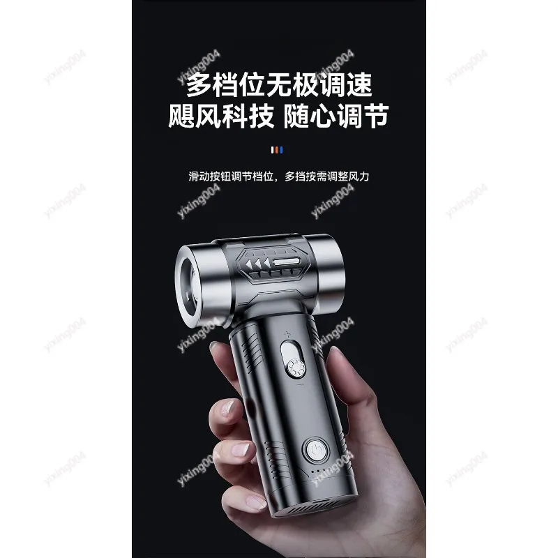 

Mini Turbo Jet Fan, Portable Hurricane Blower, Strong Wind Handheld Cooling Device