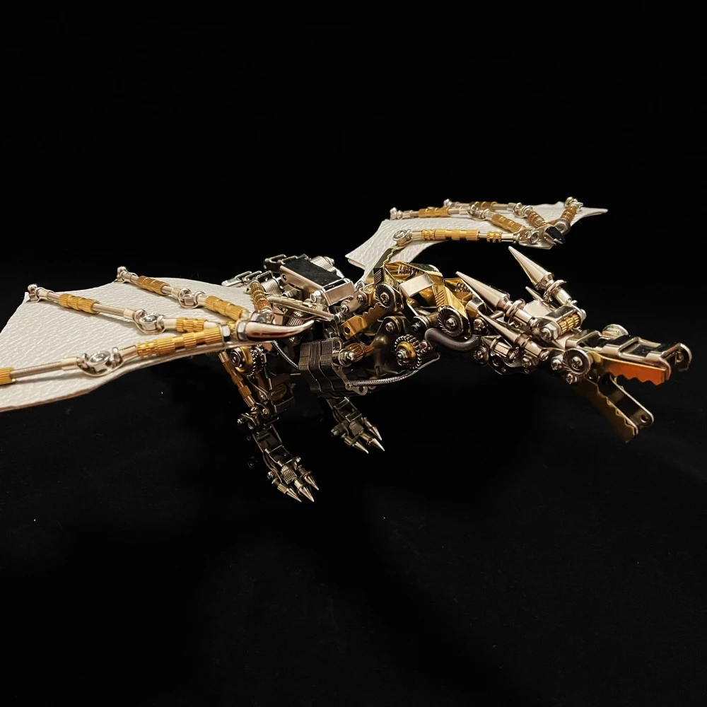 Metal assembly, high difficulty, mechanical three-dimensional flying dragon model, diy handmade toys, boy friend gift