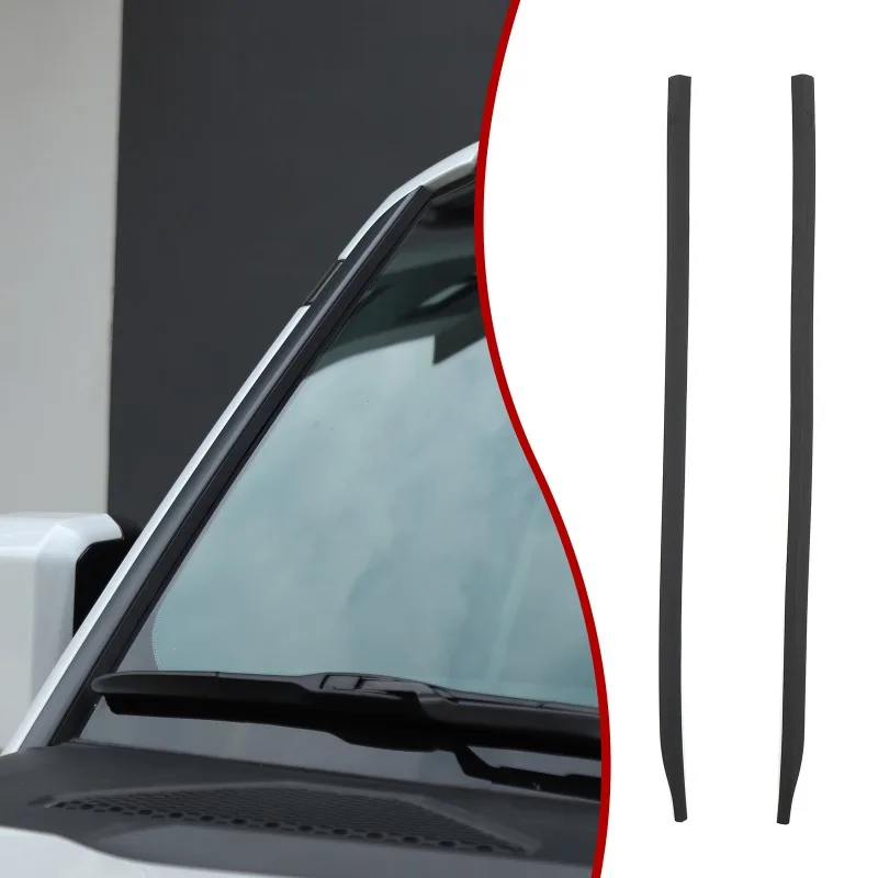 

ABS For 2024+ Toyota Prado LC250 Front Windshield A-Pillar Noise-Reducing Sealing Rubber Strip Car Accessories