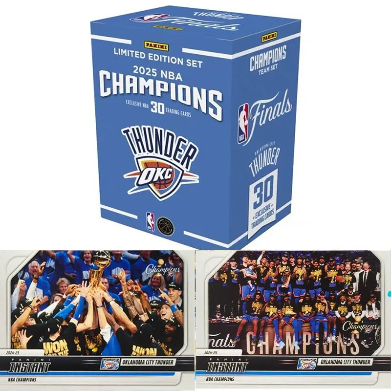 caja-de-cartas-coleccionables-de-baloncesto-panini-nba-championship-okc-thunder-2025-original