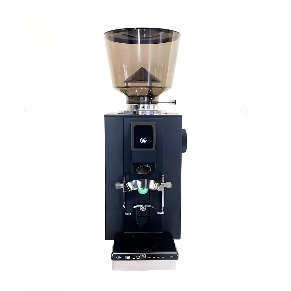 64MM Flat Burr Commercial Coffee Bean Grinder Grind by Weight With Bluetooth Scale Single Double Dosing Quantitative Grinder