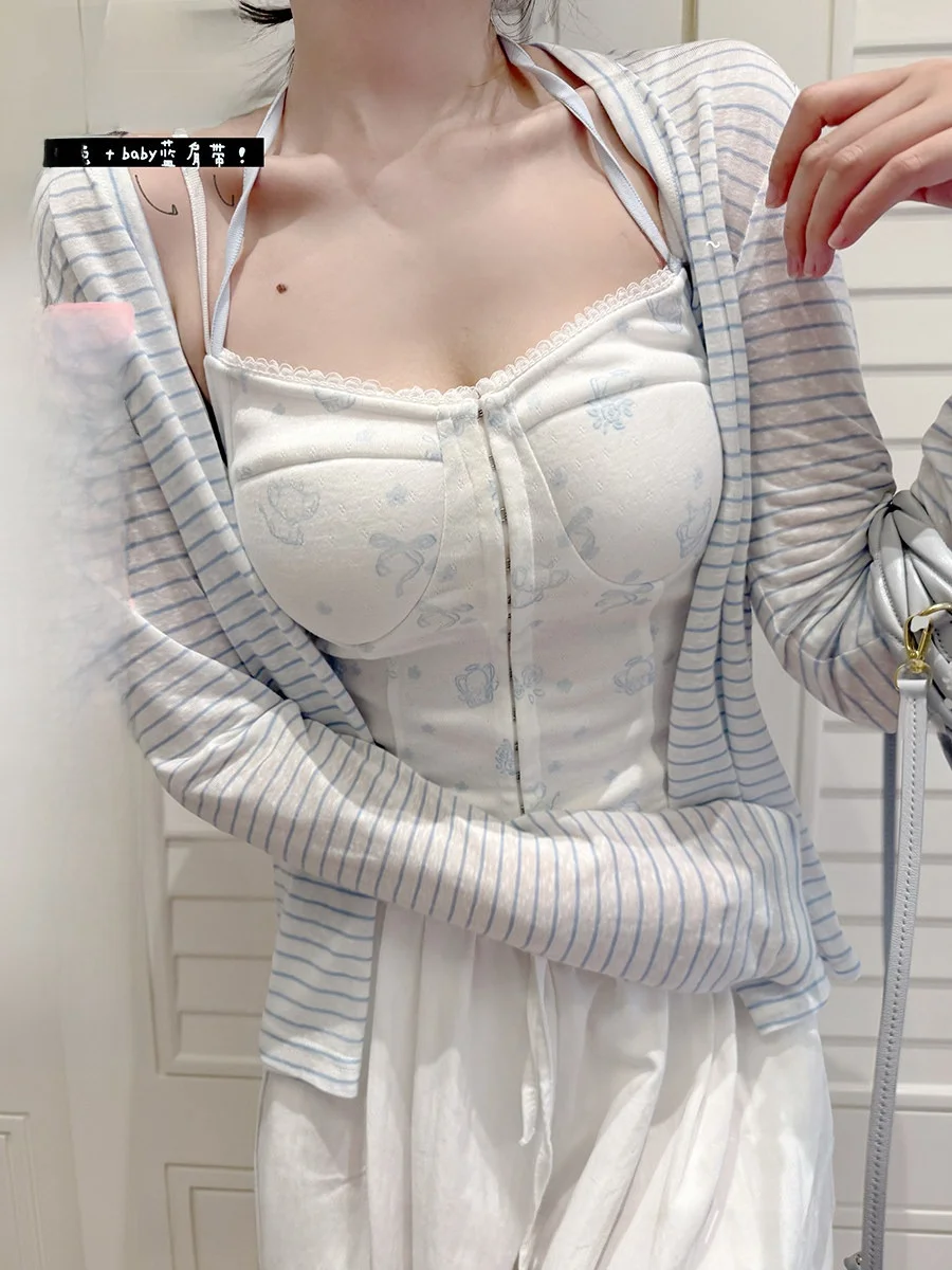 

Женская облегающая майка-топ CallmeEar Little Elephant с бретелями и вкладышами для груди, летняя, однотонная, повседневная одежда