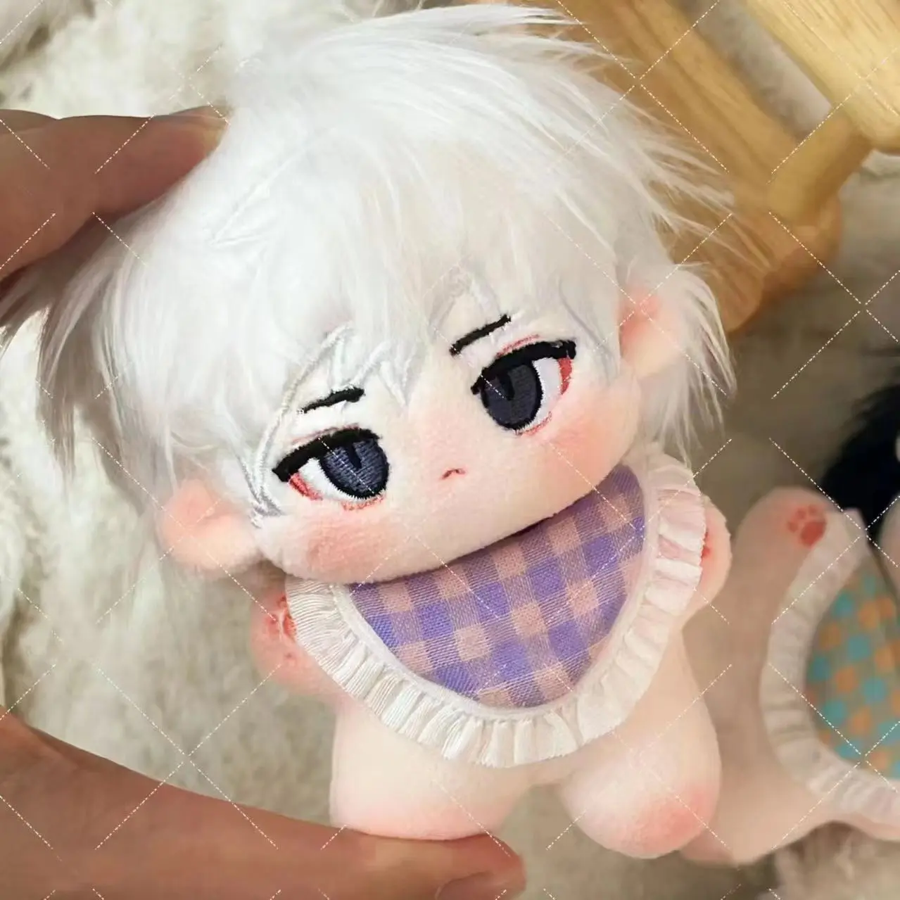 Anime Link Click Lu Guang Lucas Cosplay Plush 10cm Cotton Doll Cartoon Maumet Puppet Pendant Keychain Adorn Xmas Gift