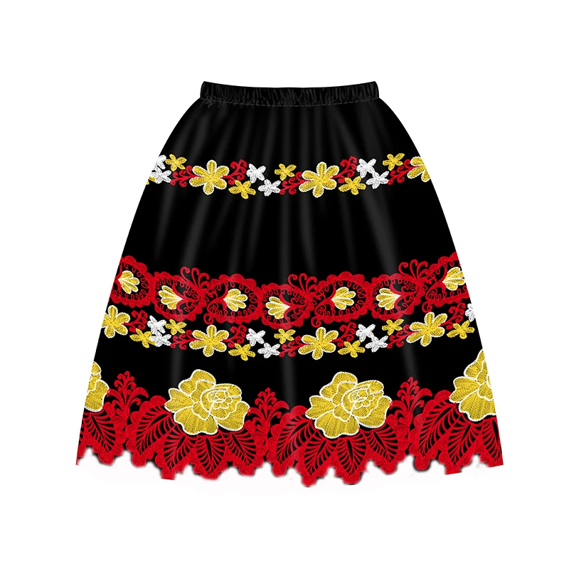 ชุดกระโปรงจับคู่ Island Vibes สําหรับแม่และเด็กผู้หญิง การออกแบบวัฒนธรรมไมโครนีเซียน