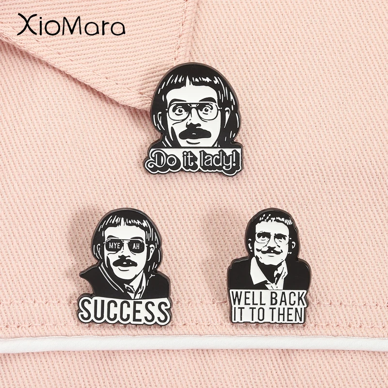 

Yeah Yeah Success Chit Quote Enamel Pins Yeah Success Well Back To It Then Brooches Lapel Badge Fashion Jewelry Gift for Friends
