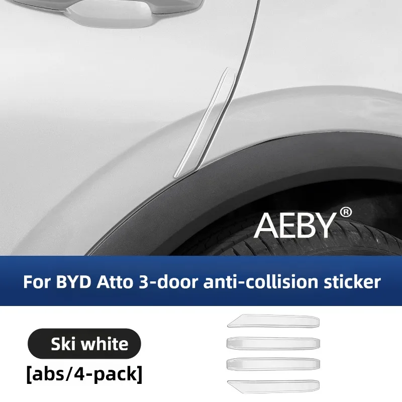 AEBY BYD Atto 3 스마트 드라이빙 에디션 2025 차량 도어 보호대, 스크래치 방지 보호 몰딩 차량 액세서리