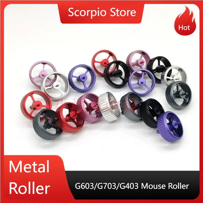 Mouse Roller for G603/G703/G403 Mouse Metal Wheel Replace Aluminum Alloy Material Custom Gaming Mouse Accessories Repair Tools