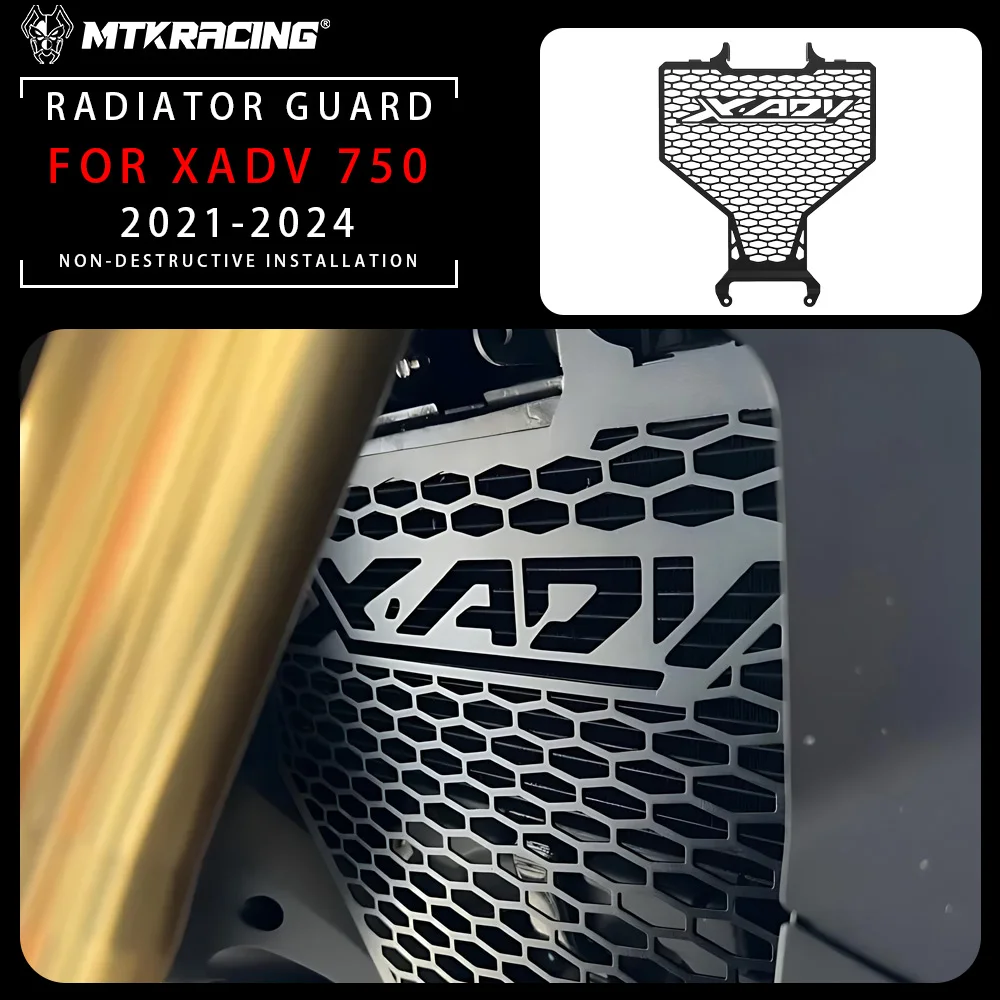 

For HONDA XADV 750 2021-2024 Motorcycle Radiator Grille Cover Protection Radiator Guard Protector Accessories