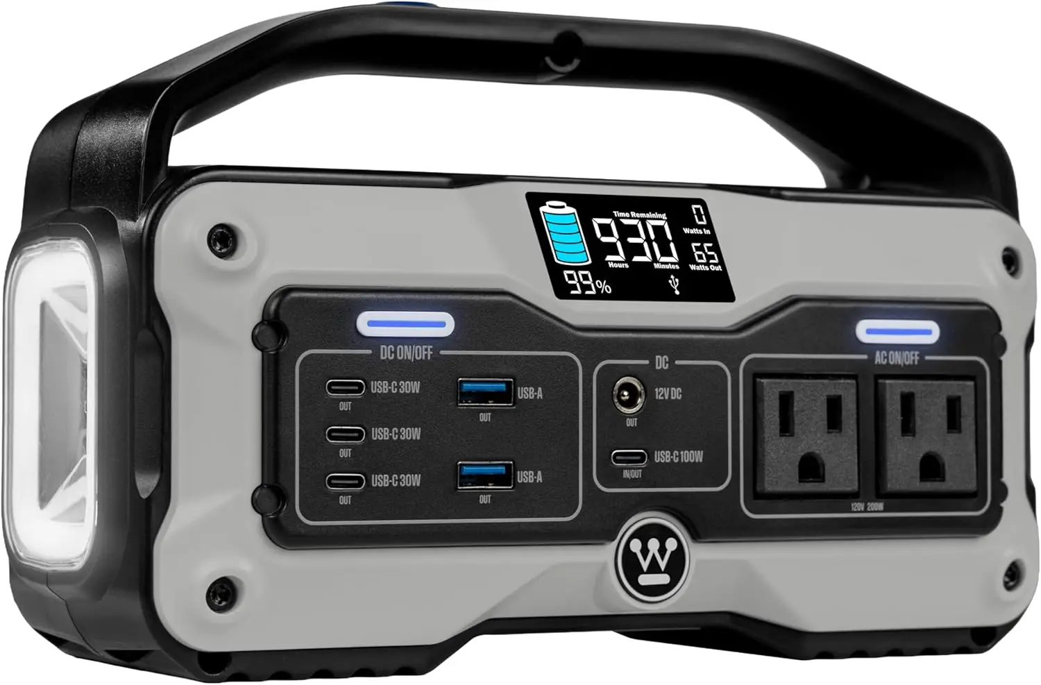 

400W 183Wh Portable Power Station, 9 Outlets, Fast Charging, Quiet & Fume-Free for Camping Home Travel Emergency