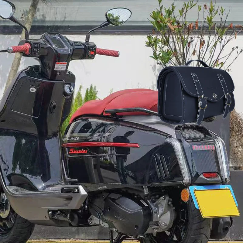Motorcycle Electric Vehicle Riding Bag, Sun-proof Waterproof Side Bag, Rear Seat Bag, Storage Bag