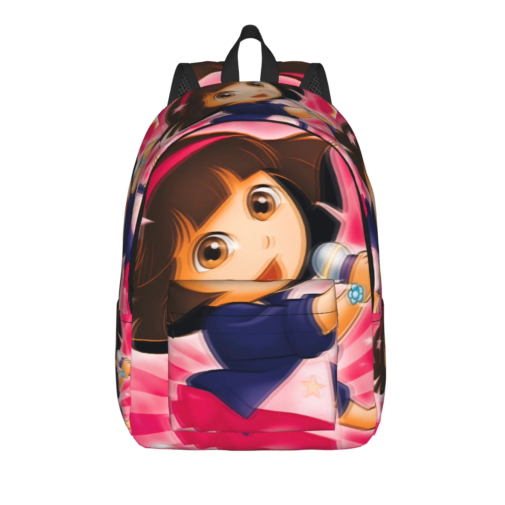 

D-Doras and Friends Backpack Workout Backpacks Teen Colorful Durable School Bags Cute Rucksack