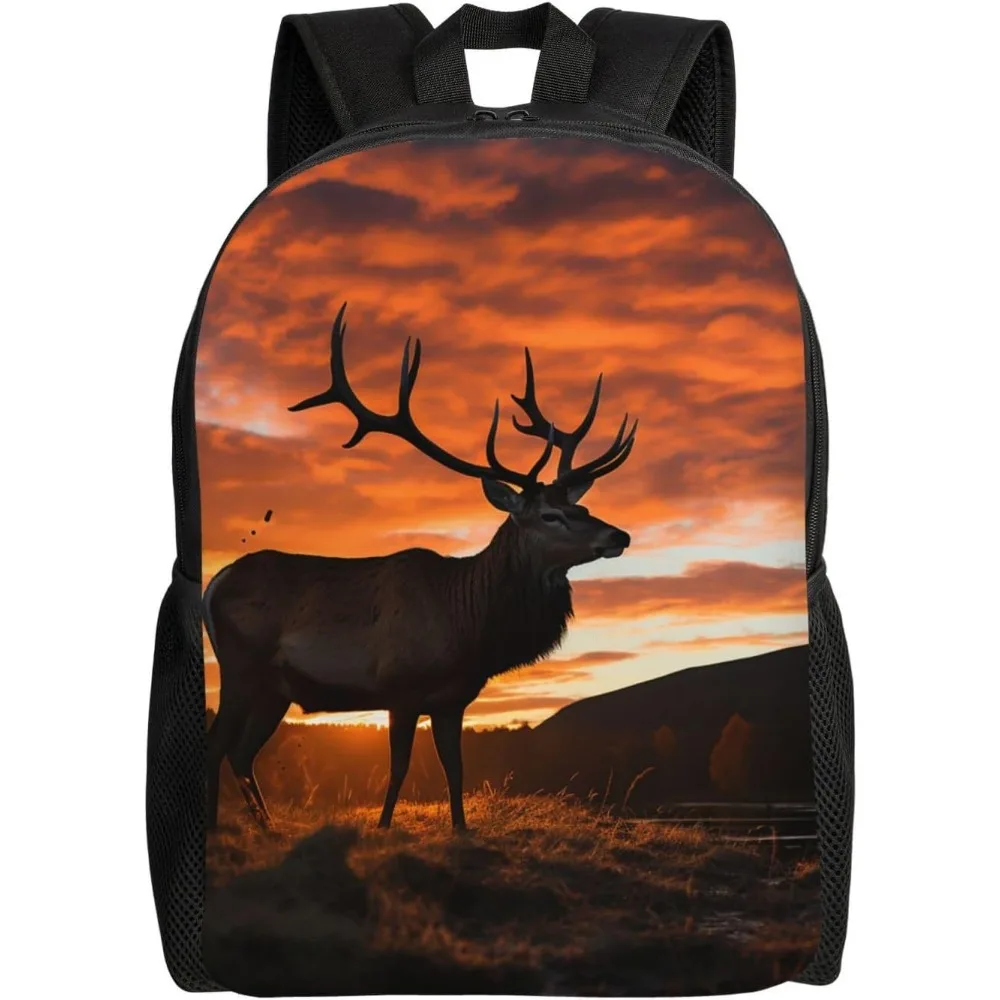 red-deer-bull-elk-sunset-laptop-mochila-para-mulheres-homens-faculdade-mochila-trabalho-negocios-bolsa-de-computador-leve-bookbag-professor-n