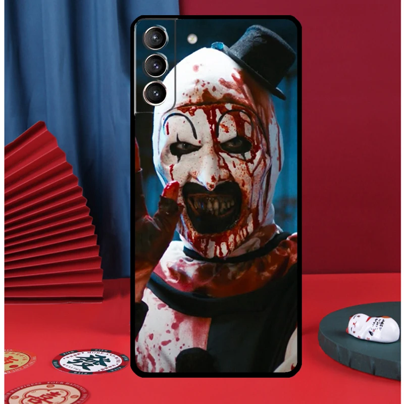 Horror Movie Terrifier Cover For Samsung Galaxy S20 FE S21 S22 S23 Ultra S8 S9 S10 Plus Note 10 20 Ultra Phone Case