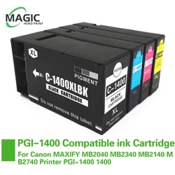 New 4Color PGI1400 PGI-1400XL Compatible ink Cartridge For Canon MAXIFY MB2040 MB2340 MB2140 MB2740 Printer PGI-1400 1400