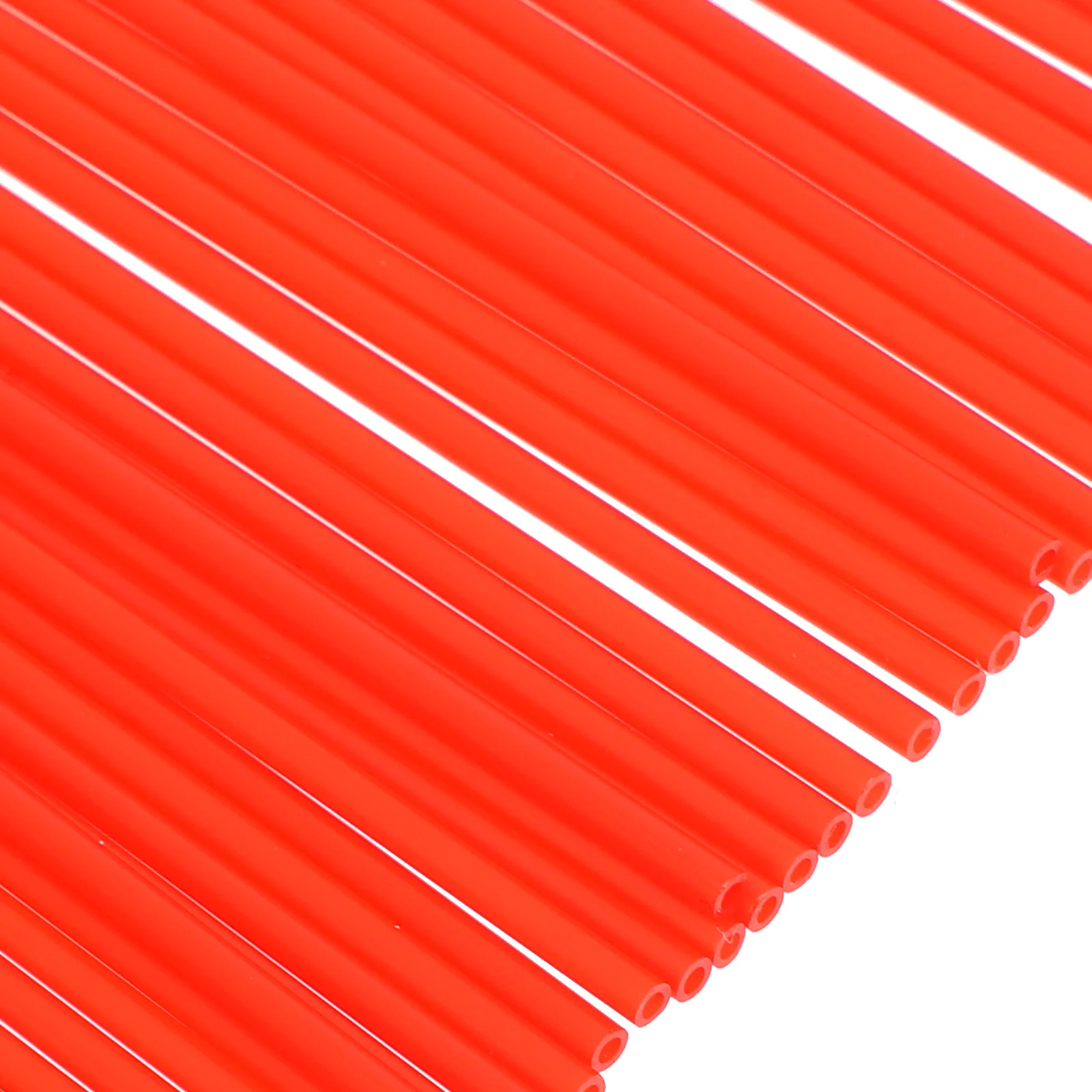 

60Pcs Red Nozzle Lubricant Sprayer Extension Tubes Precision Spraying for Hard to Reach Areas Spray Can Straw Long Nozzle