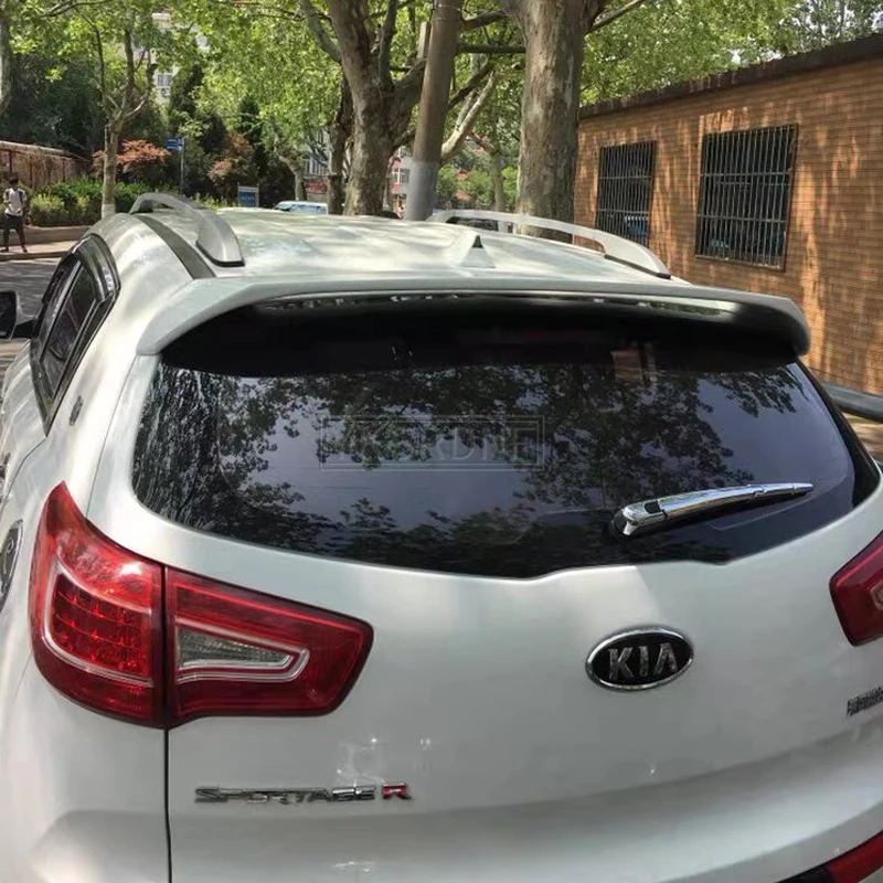 Per Kia sportage spoiler 2011-2017 sportage Spoiler light materiale ABS di alta qualità Car Rear Wing Primer colore Spoiler posteriore