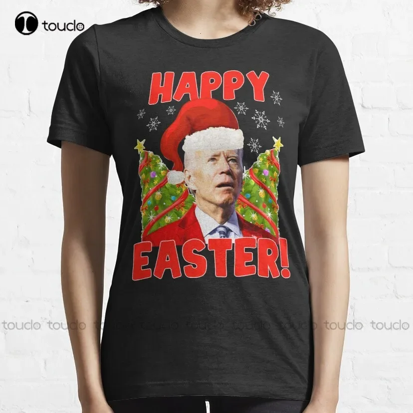 Ugly Holiday Sweaters Biden Christmas Anti-Biden Joe Confused “Happy Easter” Merry Trump 2024 President Lets Go Brandon T-Shirt