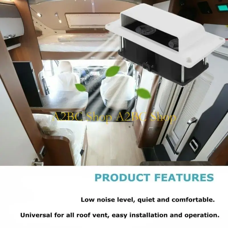 

A2BC 12V Ventilation Vent Fan for Motorhome Powerful Quiet Roof Extractor Fan