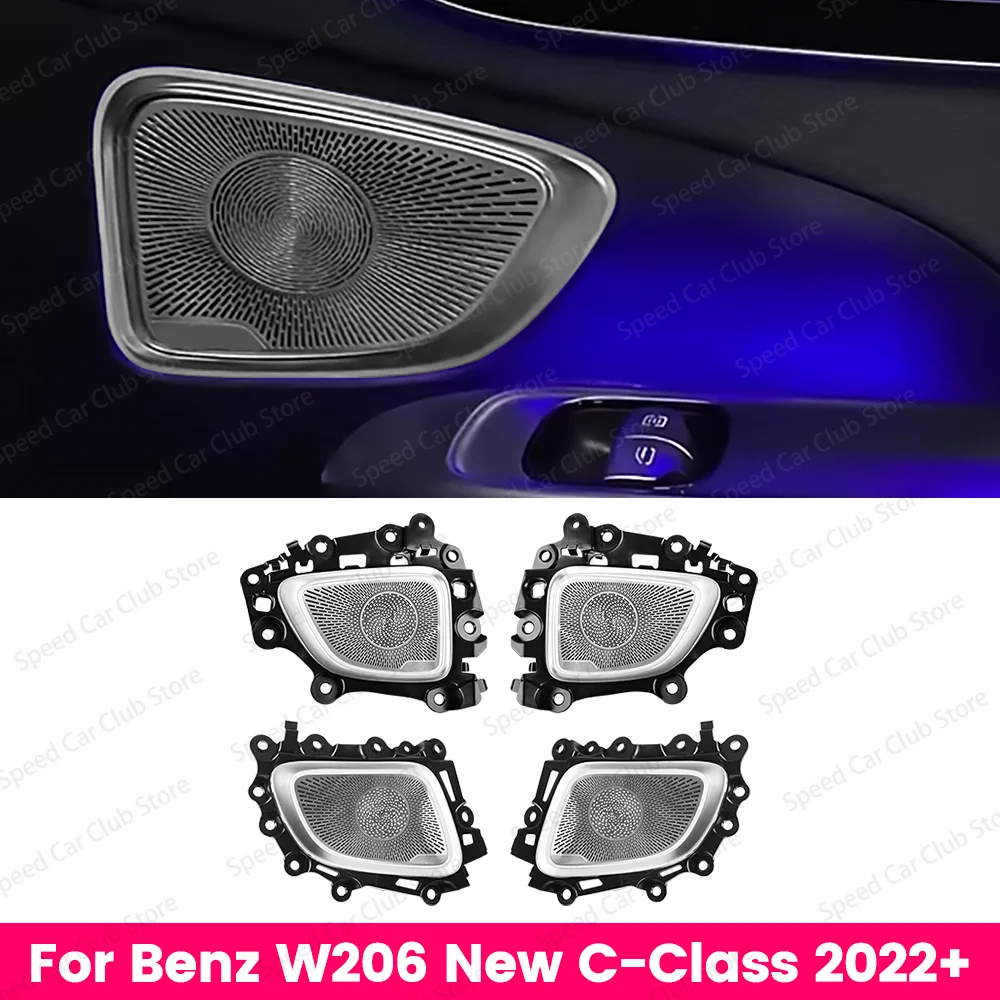 

No Light Audio Speaker Door Loudspeaker Panel Cover for Mercedes-Benz GLC X254 C-Class W206 Car Audio Upgrade Accessory
