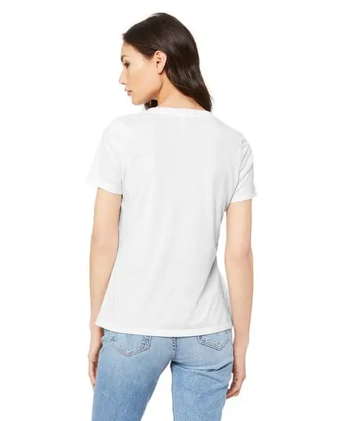 Bella + Canvas 6415 レディース リラックスド トライブレンド V ネック T シャツ