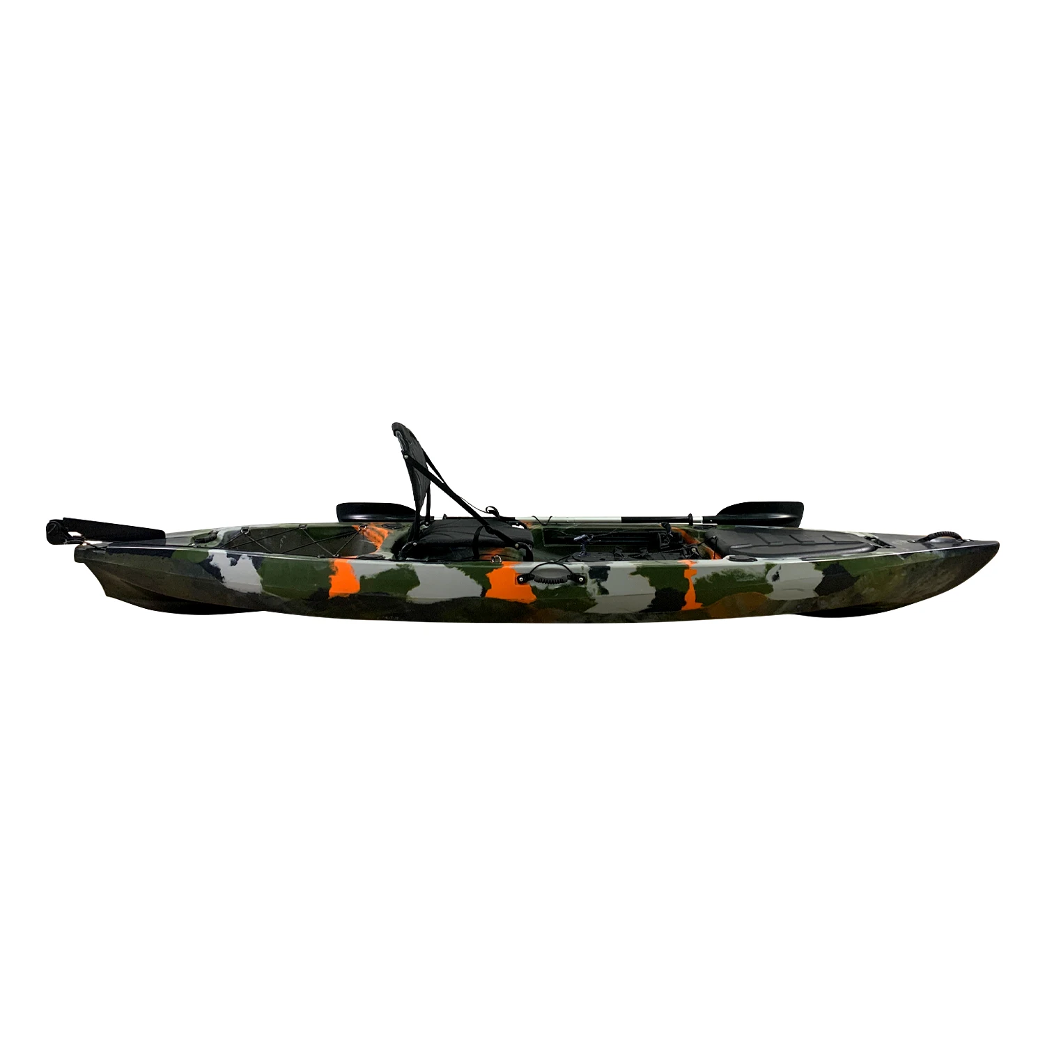 Best Fishing Kayak 13ft Rotomolding Pedal Drive Plastic Fish Kano Canoe Native Rudder 4m