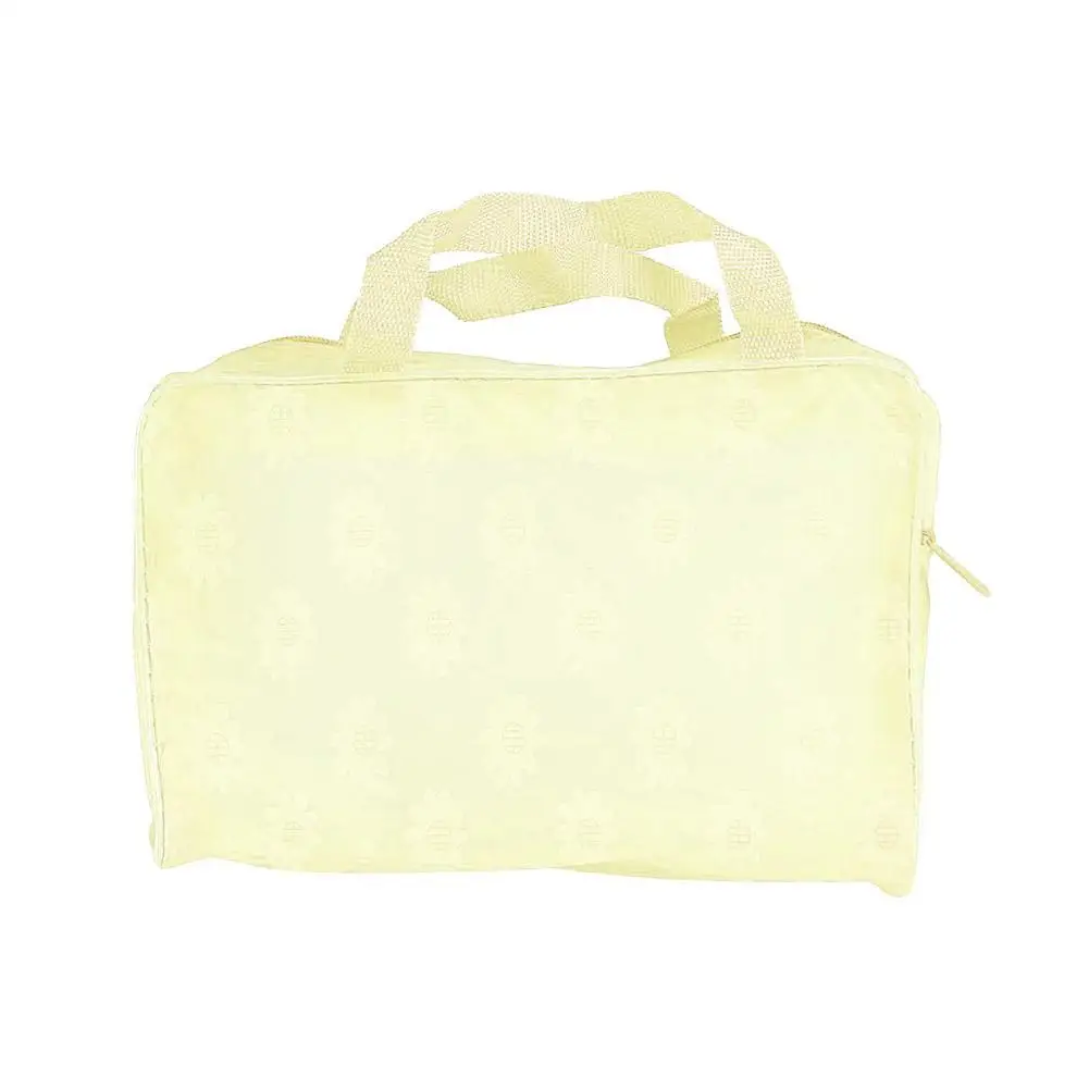 

Waterproof Cosmetic Bag Transparent Travel Toiletry Organizer Large Capacity Multi Color Options Zipper Closure Portable Carry